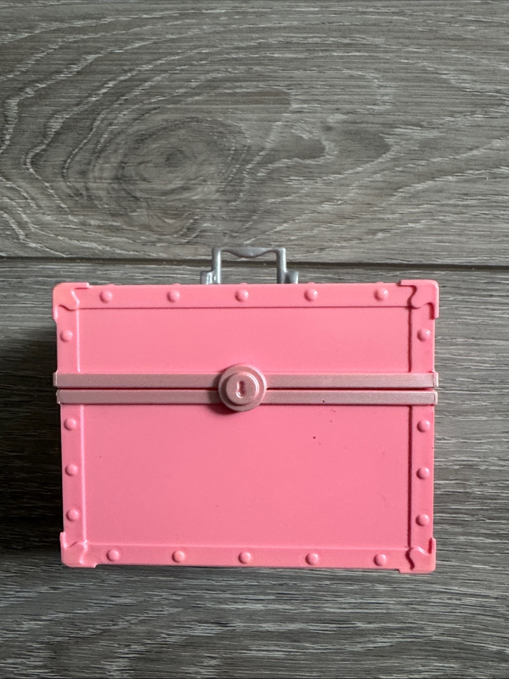 Barbie Pink Organizer Trunk with Silver Handle